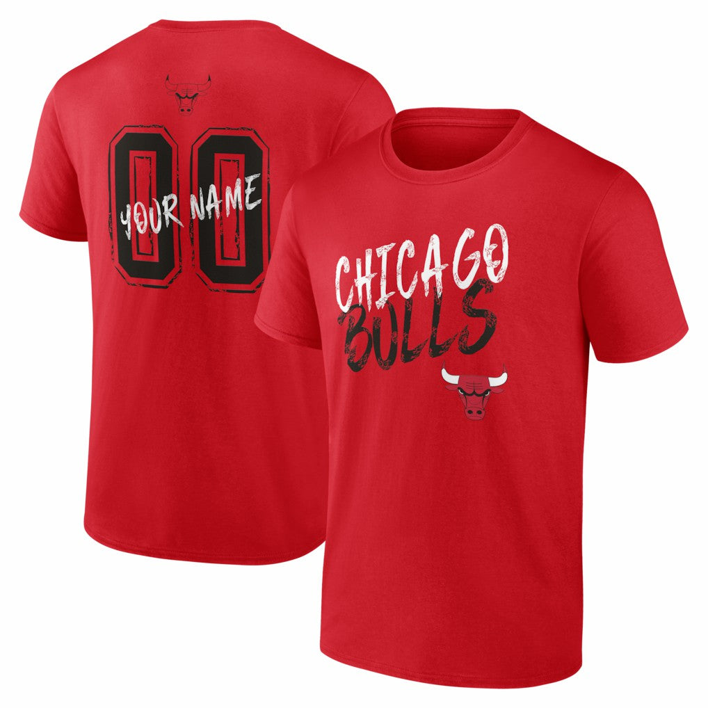 NBA Chicago Bulls Big & Tall Hustle Personalized Name & Number T-Shirt sale