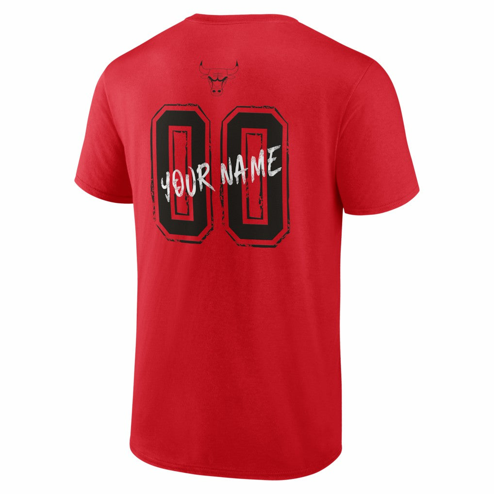 NBA Chicago Bulls Big & Tall Hustle Personalized Name & Number T-Shirt sale