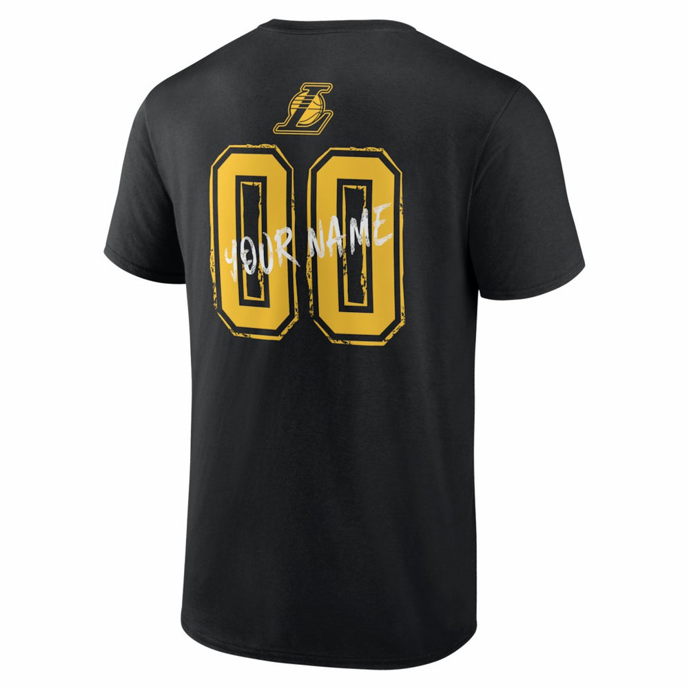 NBA Los Angeles Lakers Big & Tall Hustle Personalized Name & Number T-Shirt