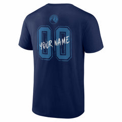 NBA Minnesota Timberwolves Big & Tall Hustle Personalized Name & Number T-Shirt