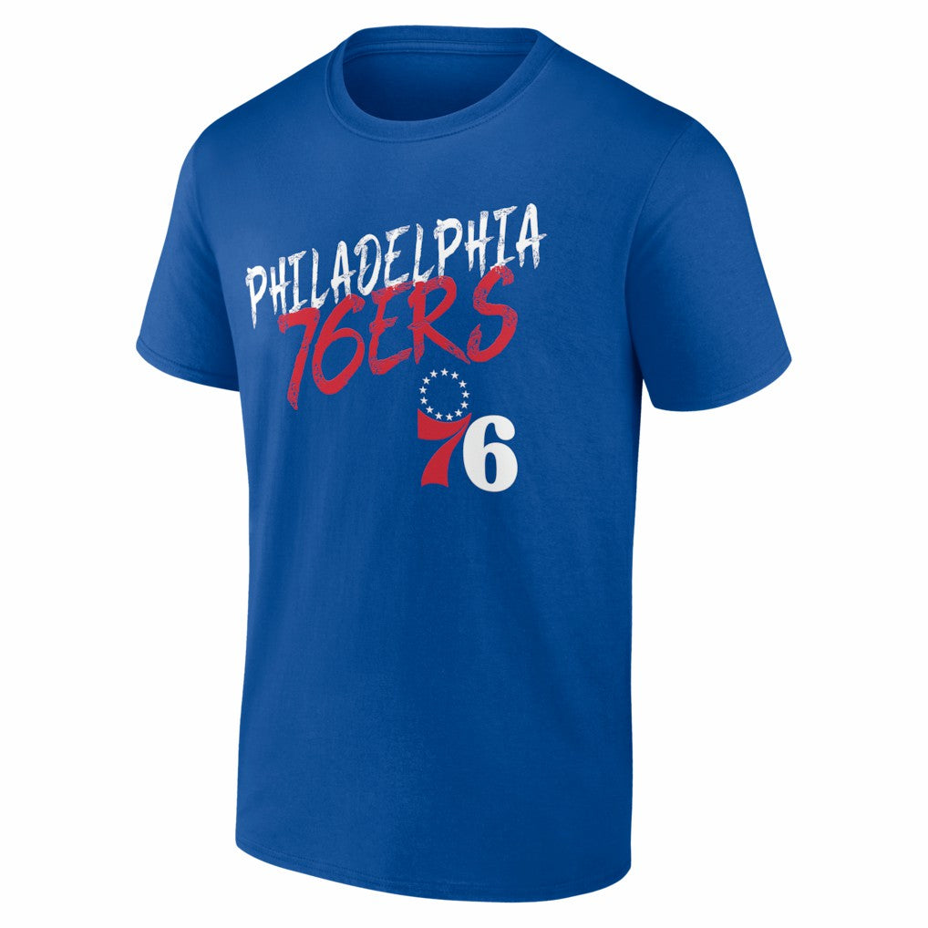 NBA Philadelphia 76ers Big & Tall Hustle Personalized Name & Number T-Shirt