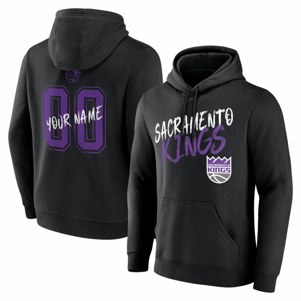 NBA Sacramento Kings Big & Tall Hustle Personalized Name & Number Hoodie