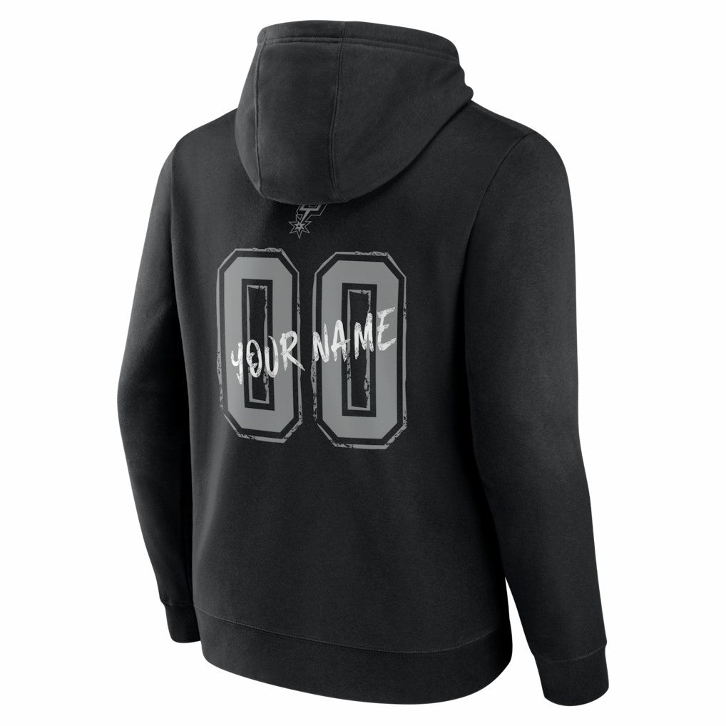 NBA San Antonio Spurs Big & Tall Hustle Personalized Name & Number Hoodie
