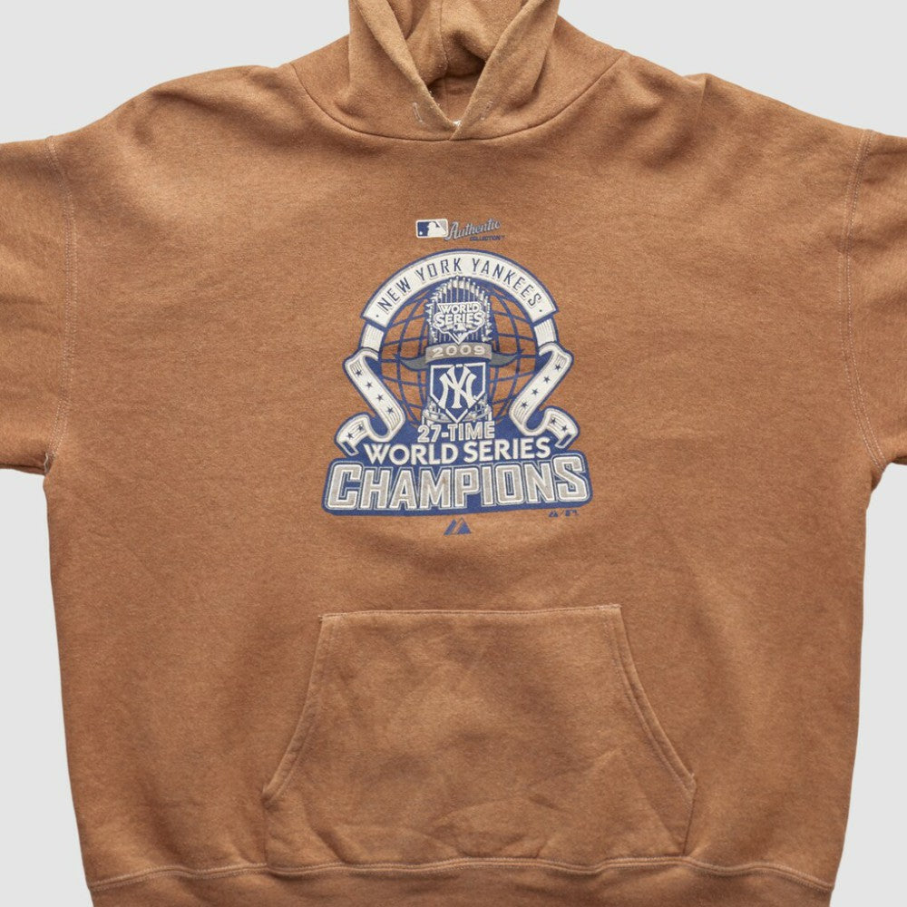 MLB New York Yankees Majestic 2009 Hooded Pullover Sweatshirt