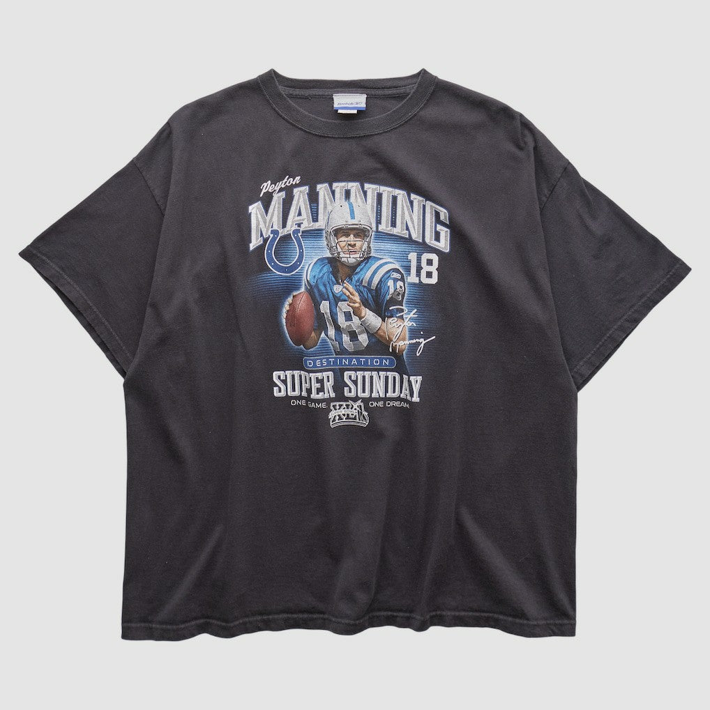 Payton Manning Super Bowl XLI Reebok 2000s T-shirt - Indianapolis Colts