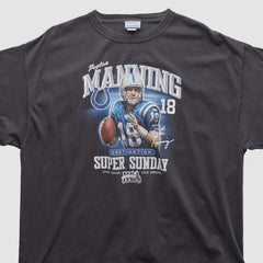 Payton Manning Super Bowl XLI Reebok 2000s T-shirt - Indianapolis Colts