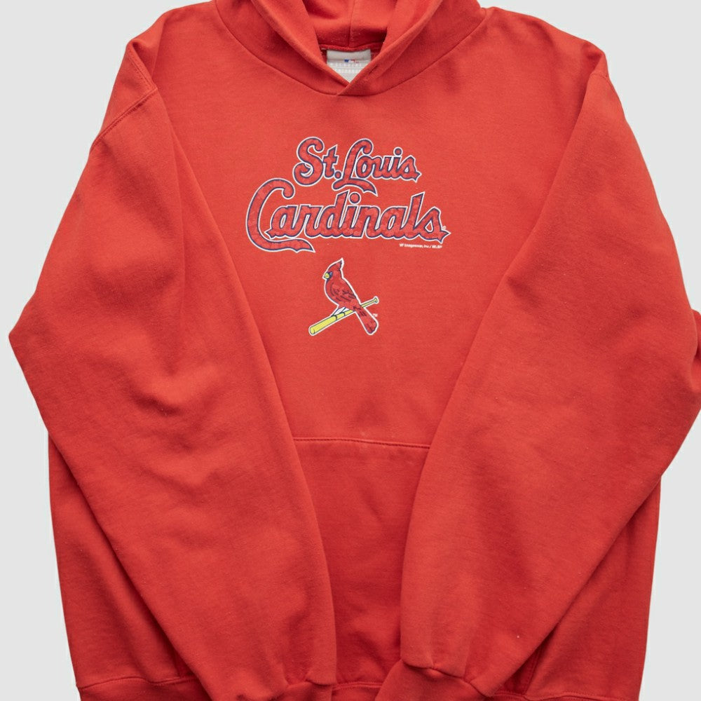 MLB St. Louis Cardinals Genuine Merchandise 2000s Hooded Pullover Sweatshirt