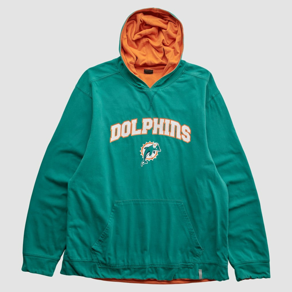 2010s Hooded Pullover Sweatshirt - Miami Dolphins
