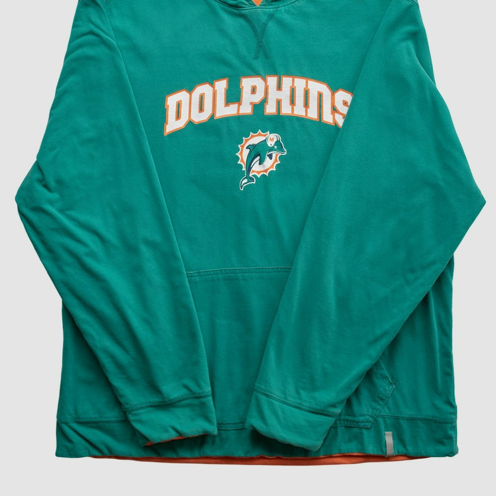 2010s Hooded Pullover Sweatshirt - Miami Dolphins
