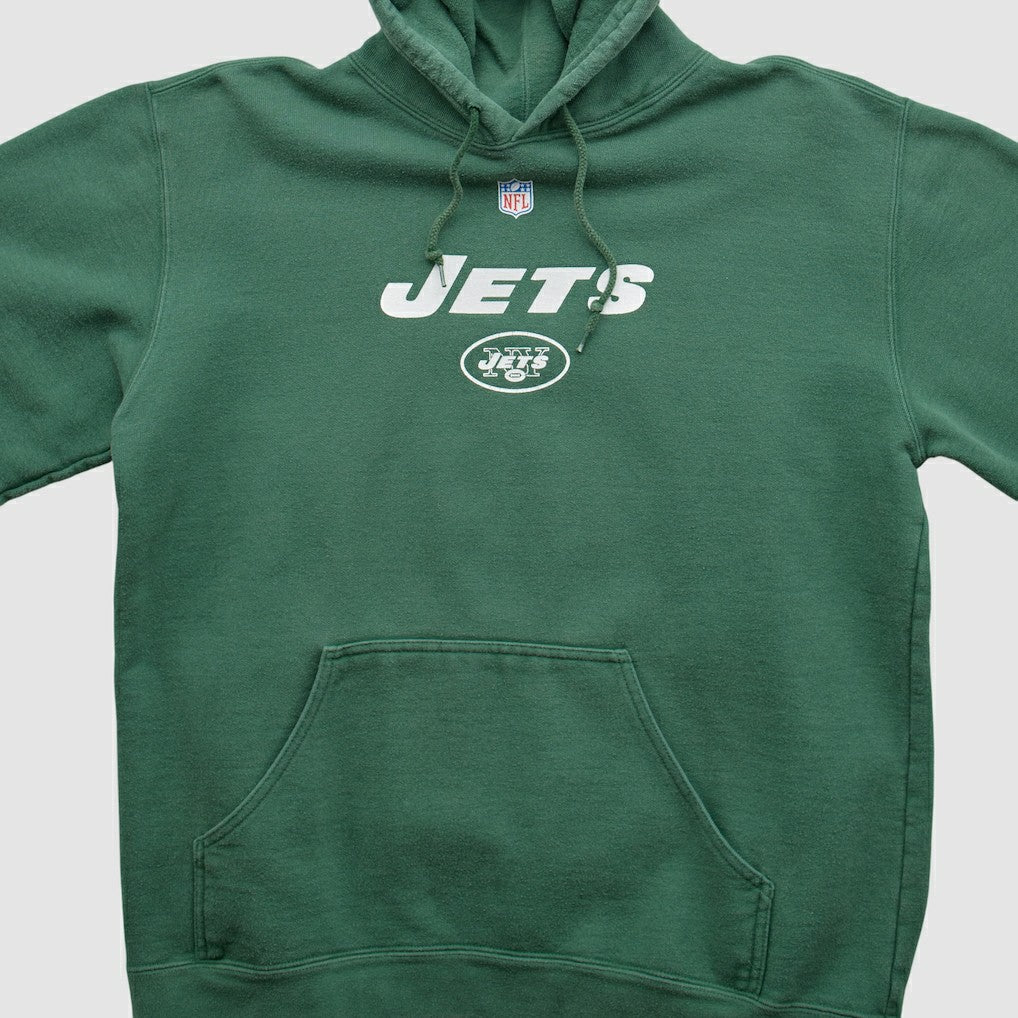 Reebok 2000s Hooded Pullover Sweatshirt - New York Jets