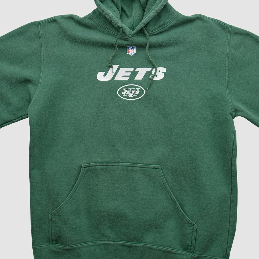 Reebok 2000s Hooded Pullover Sweatshirt - New York Jets