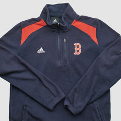 MLB Boston Red Sox Adidas 2010s 1/4 Zip Sweatshirt