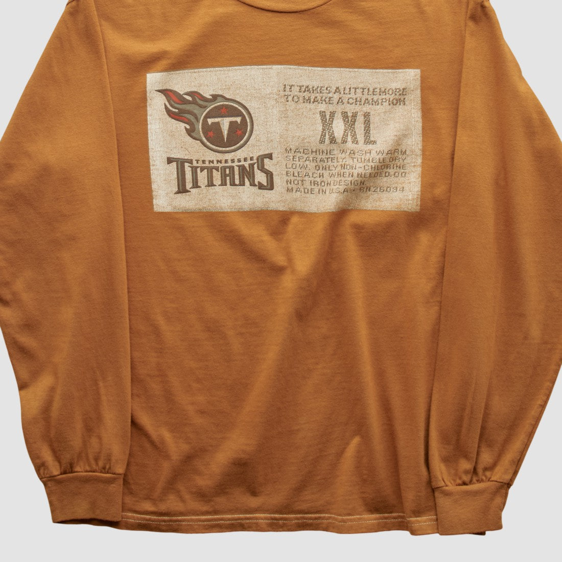 Champion 2000s Long Sleeve T-shirt - Tennessee Titans