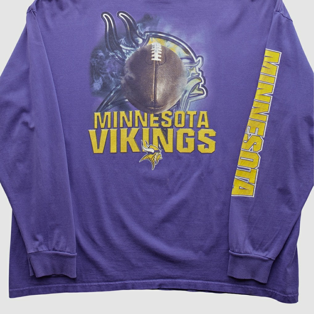 Logo Athletic 90s Long Sleeve T-shirt - Minnesota Vikings