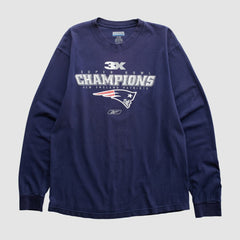 Reebok 2000s Long Sleeve T-shirt - New England Patriots