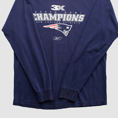 Reebok 2000s Long Sleeve T-shirt - New England Patriots