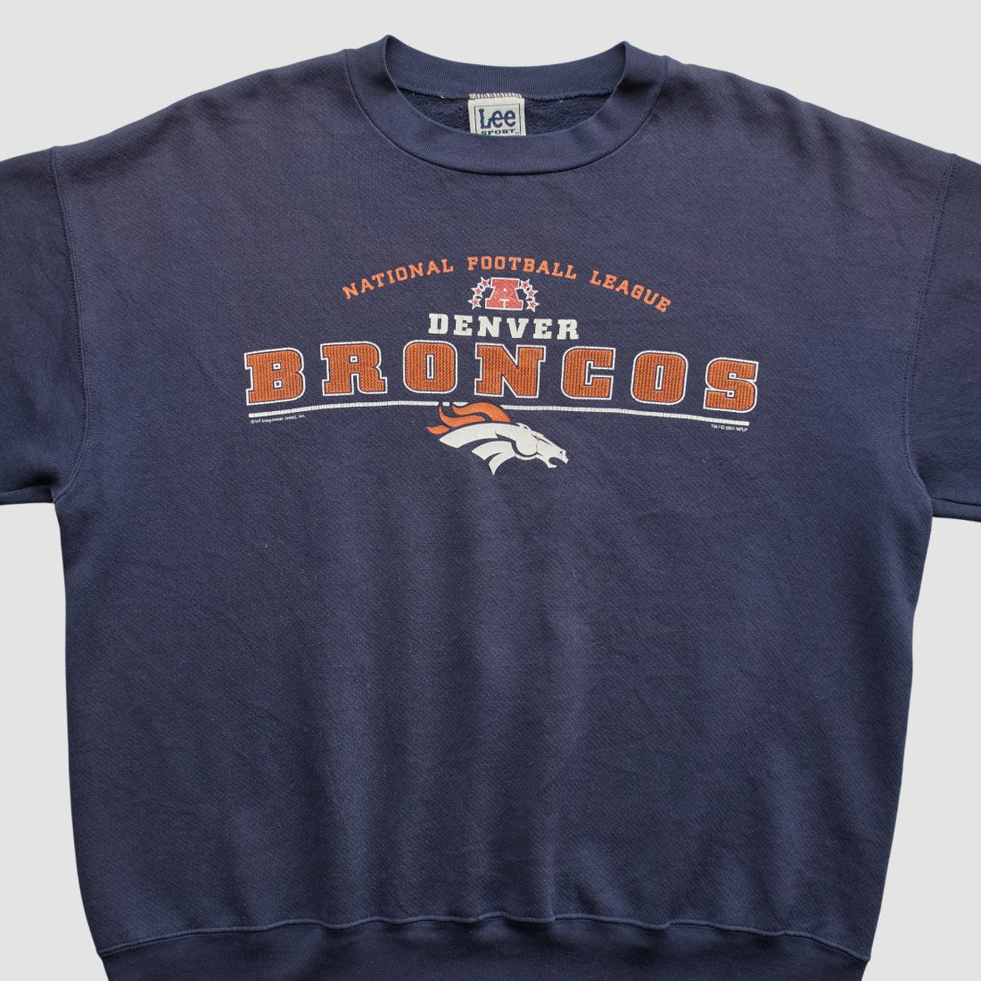 Lee Apparel 2001 Pullover Sweatshirt - Denver Broncos