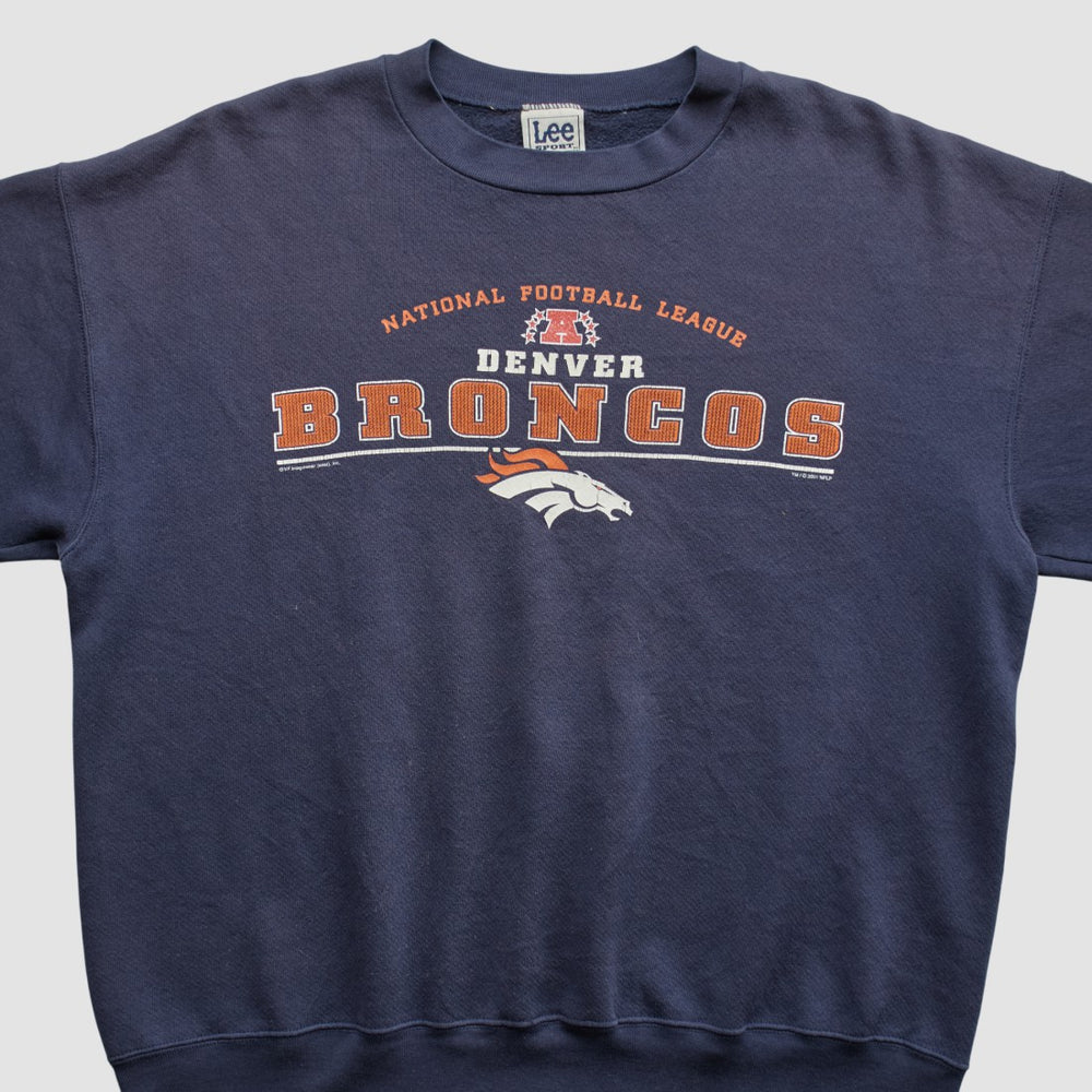 Lee Apparel 2001 Pullover Sweatshirt - Denver Broncos