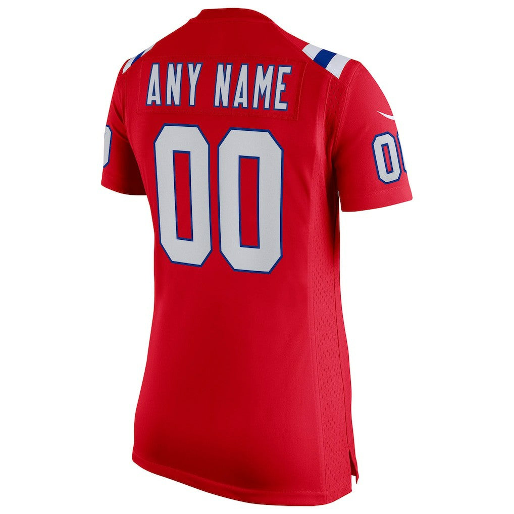 Women's Super Bowl LX Patch Custom Game Jersey - New England Patriots