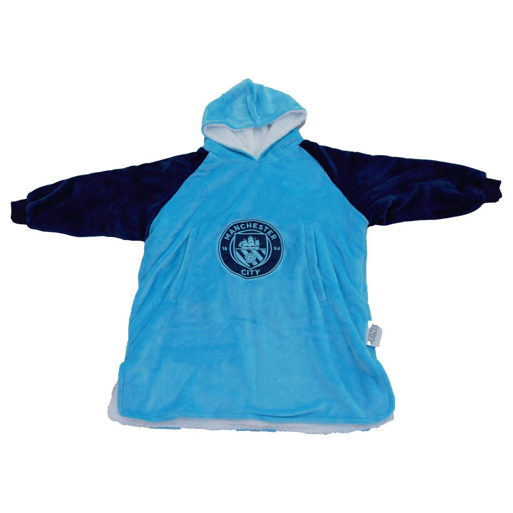 Manchester City Unisex Character World Hugzee Hoodie -  Blue