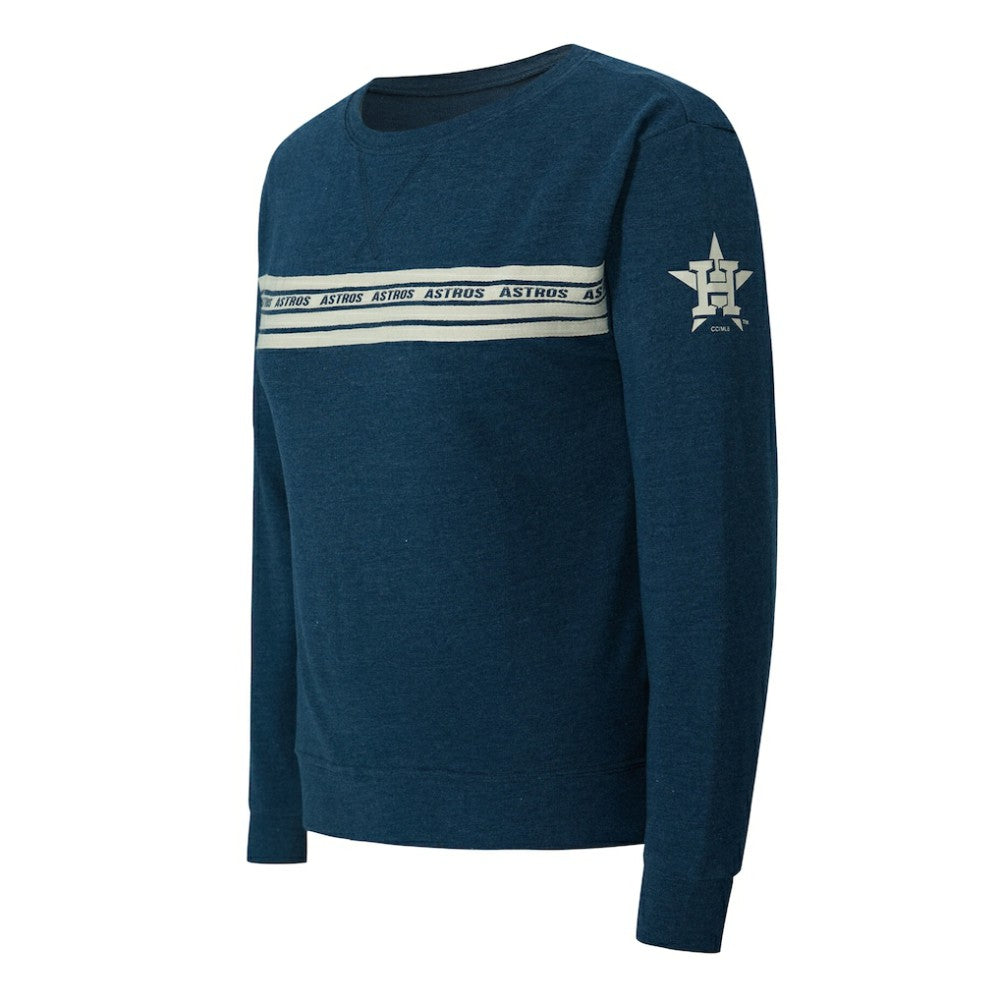 MLB Houston Astros Concepts Sport Women's Birch French Terry Long Sleeve T-Shirt