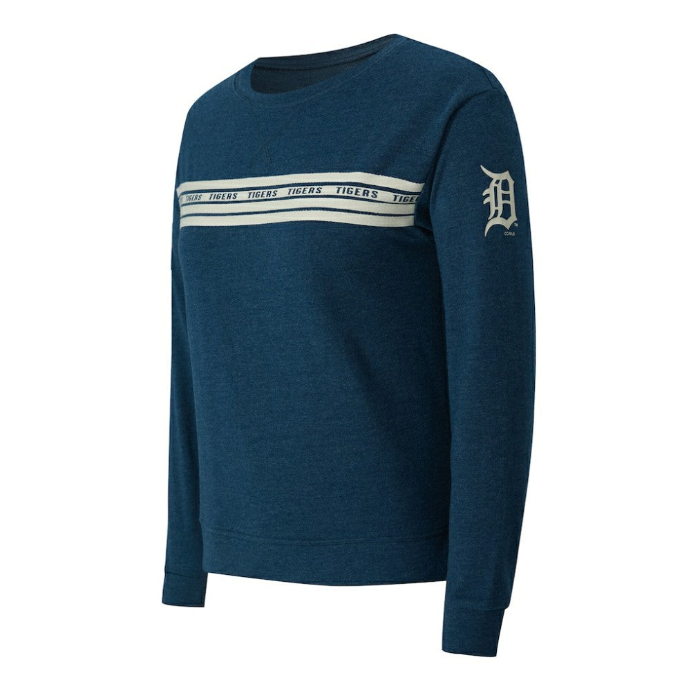 MLB Detroit Tigers Concepts Sport Women's Birch French Terry Long Sleeve T-Shirt