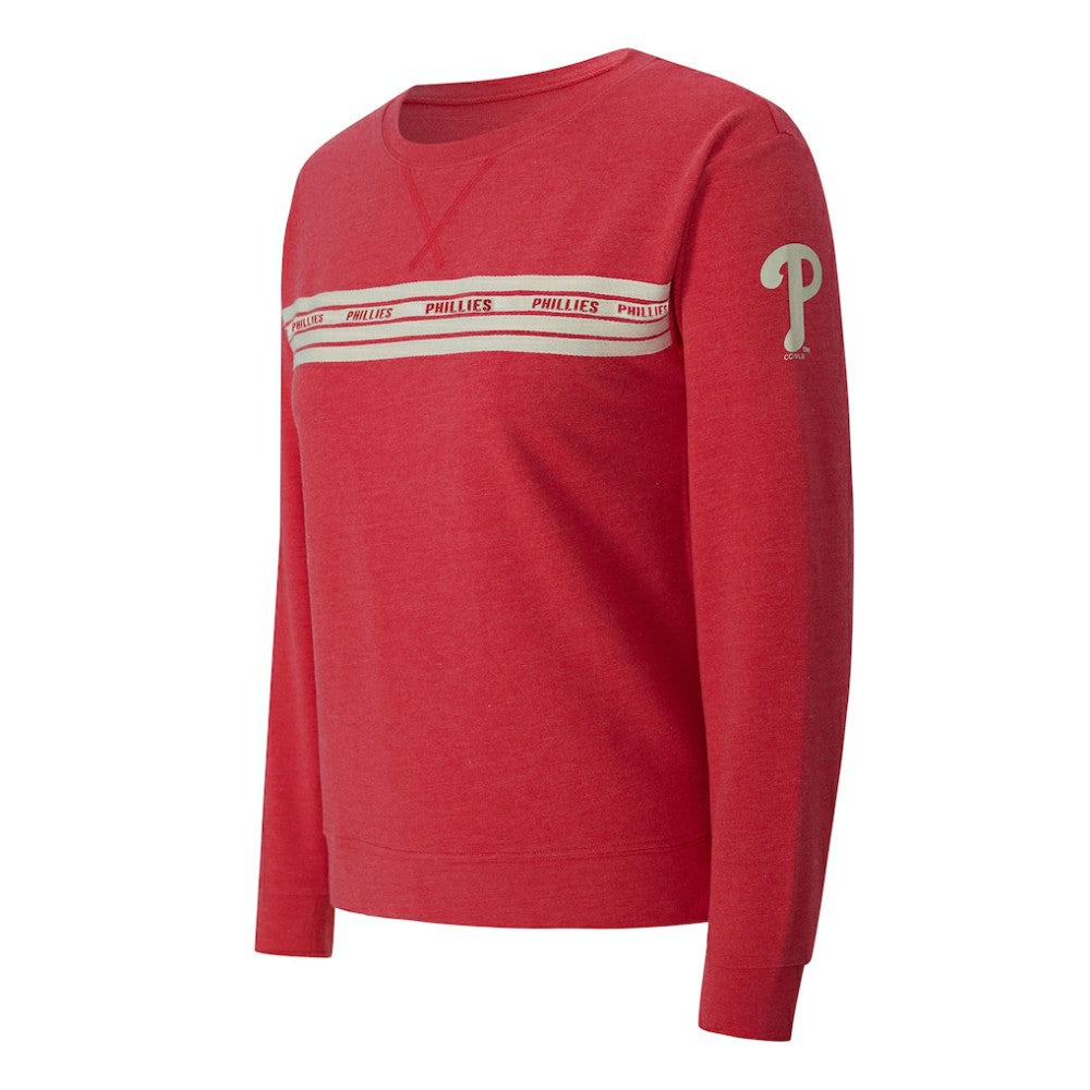 MLB Philadelphia Phillies Concepts Sport Women's Birch French Terry Long Sleeve T-Shirt