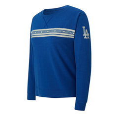 MLB Los Angeles Dodgers Concepts Sport Women's Birch French Terry Long Sleeve T-Shirt