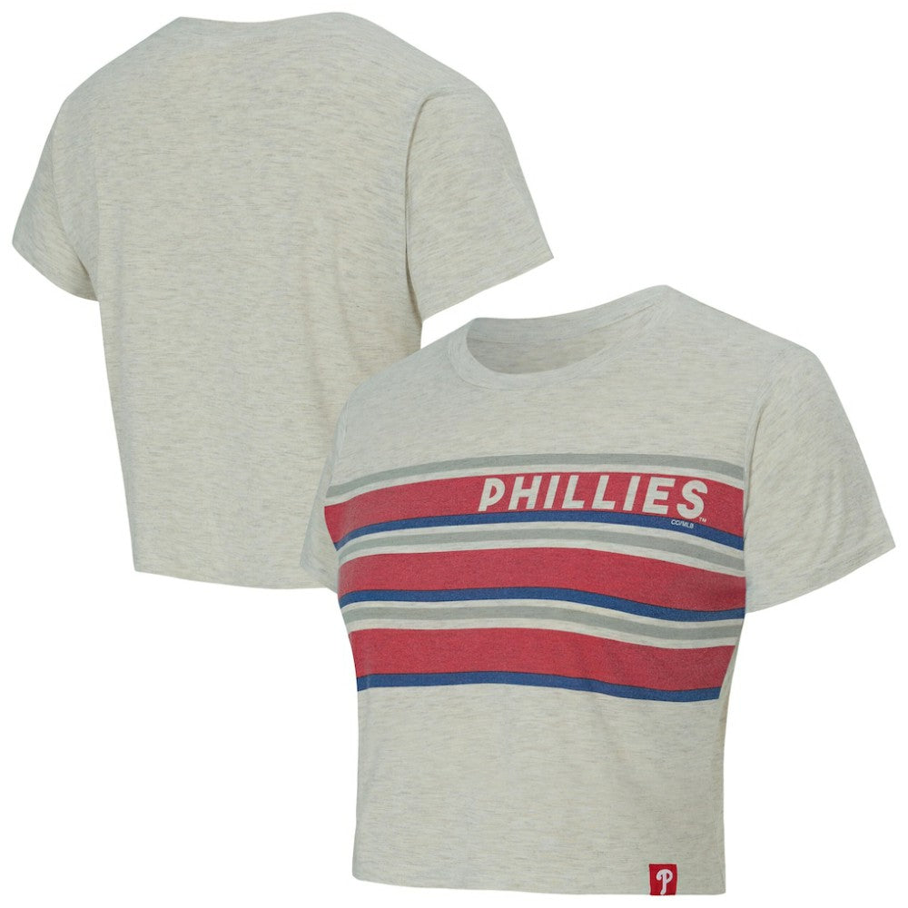 MLB Philadelphia Phillies Concepts Sport Women's Birch Cropped T-Shirt