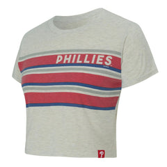 MLB Philadelphia Phillies Concepts Sport Women's Birch Cropped T-Shirt