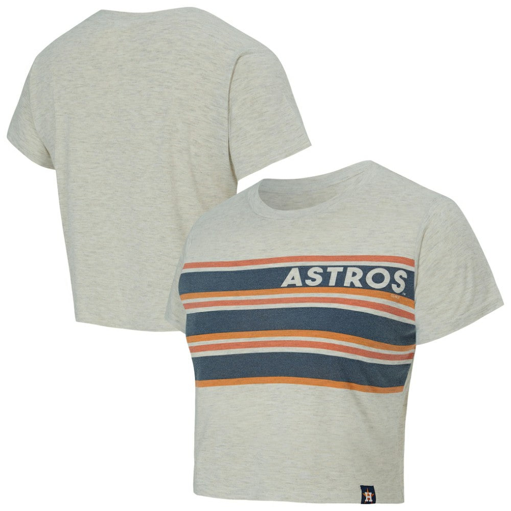 MLB Houston Astros Concepts Sport Women's Birch Cropped T-Shirt