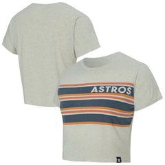 MLB Houston Astros Concepts Sport Women's Birch Cropped T-Shirt