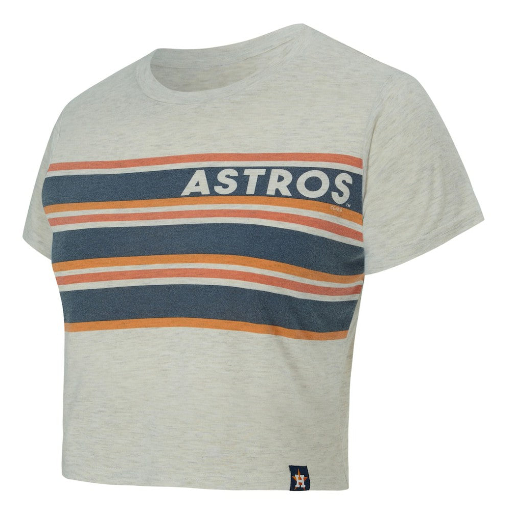 MLB Houston Astros Concepts Sport Women's Birch Cropped T-Shirt