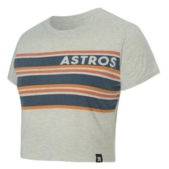 MLB Houston Astros Concepts Sport Women's Birch Cropped T-Shirt