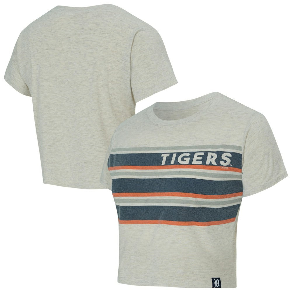 MLB Detroit Tigers Concepts Sport Women's Birch Cropped T-Shirt