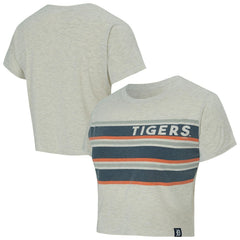 MLB Detroit Tigers Concepts Sport Women's Birch Cropped T-Shirt