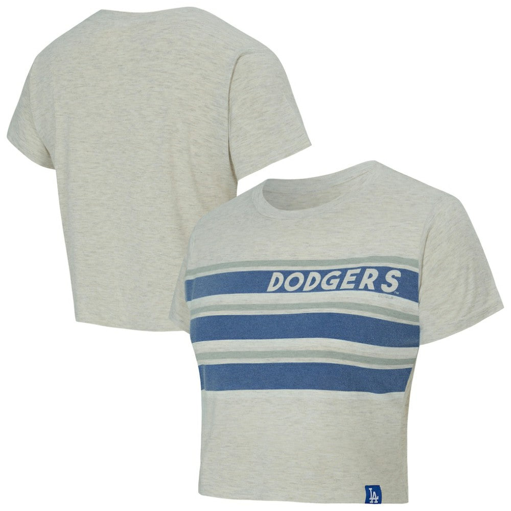 MLB Los Angeles Dodgers Concepts Sport Women's Birch Cropped T-Shirt