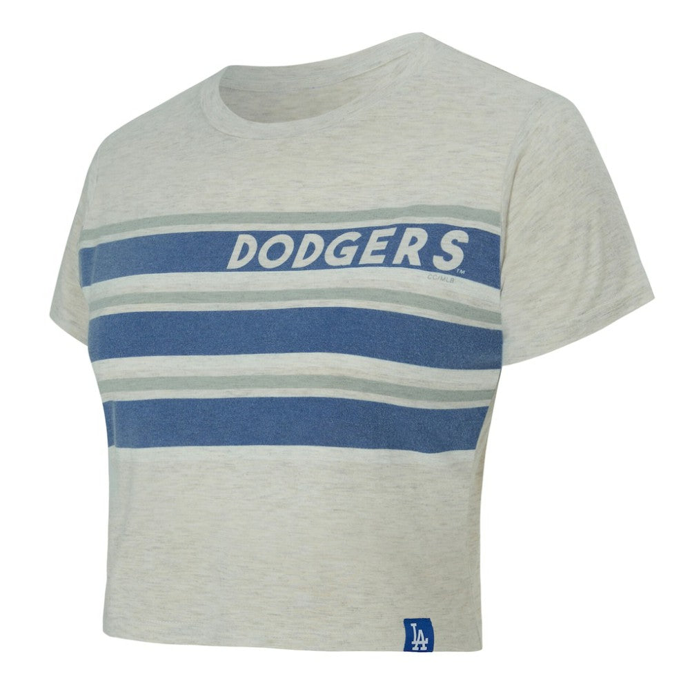 MLB Los Angeles Dodgers Concepts Sport Women's Birch Cropped T-Shirt