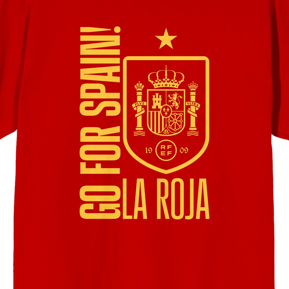Spain National Team Go For Spain La Roja T-Shirt -  Red