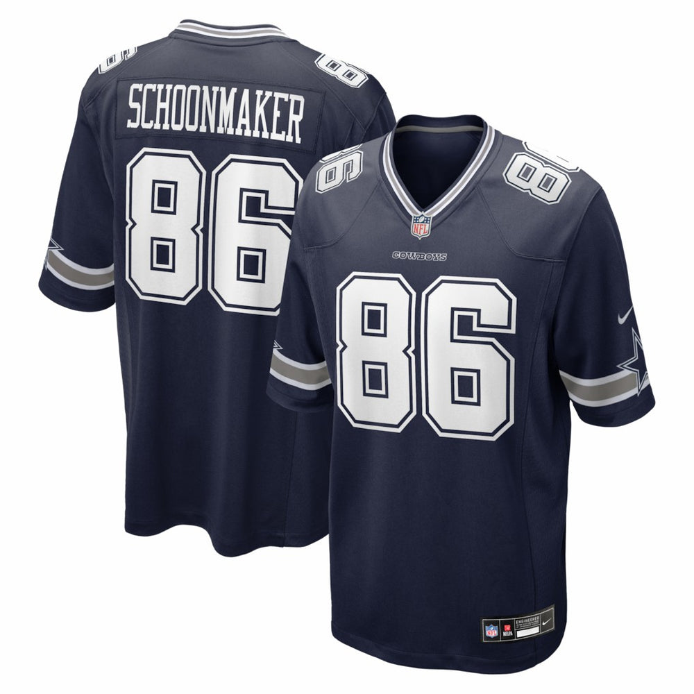 Luke Schoonmaker  Team Game Jersey - Dallas Cowboys