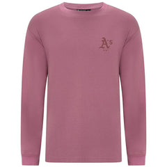 MLB Athletics Levelwear Bridal Rose Luxe Signature Long Sleeve T-Shirt