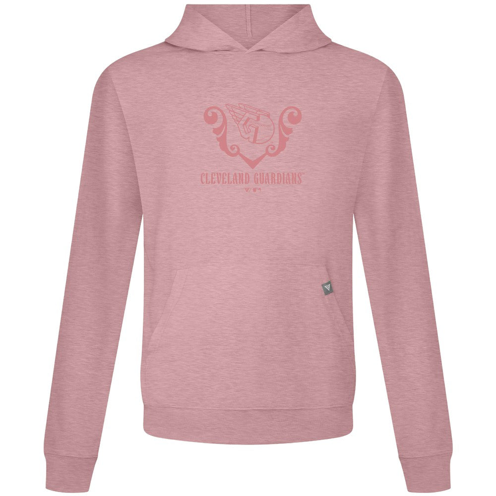 MLB Cleveland Guardians Levelwear Bridal Rose Relay Pullover Hoodie