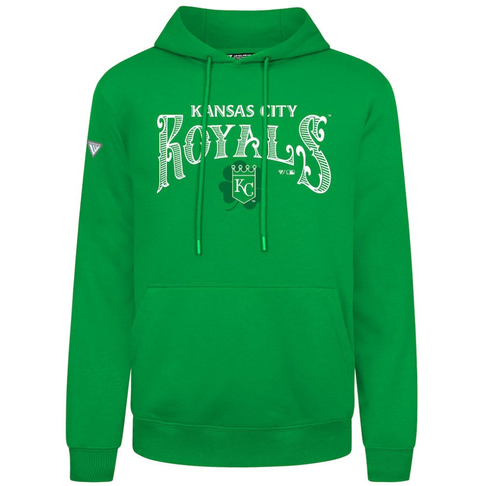 MLB Kansas City Royals Levelwear St. Patrick's Day Podium Hoodie