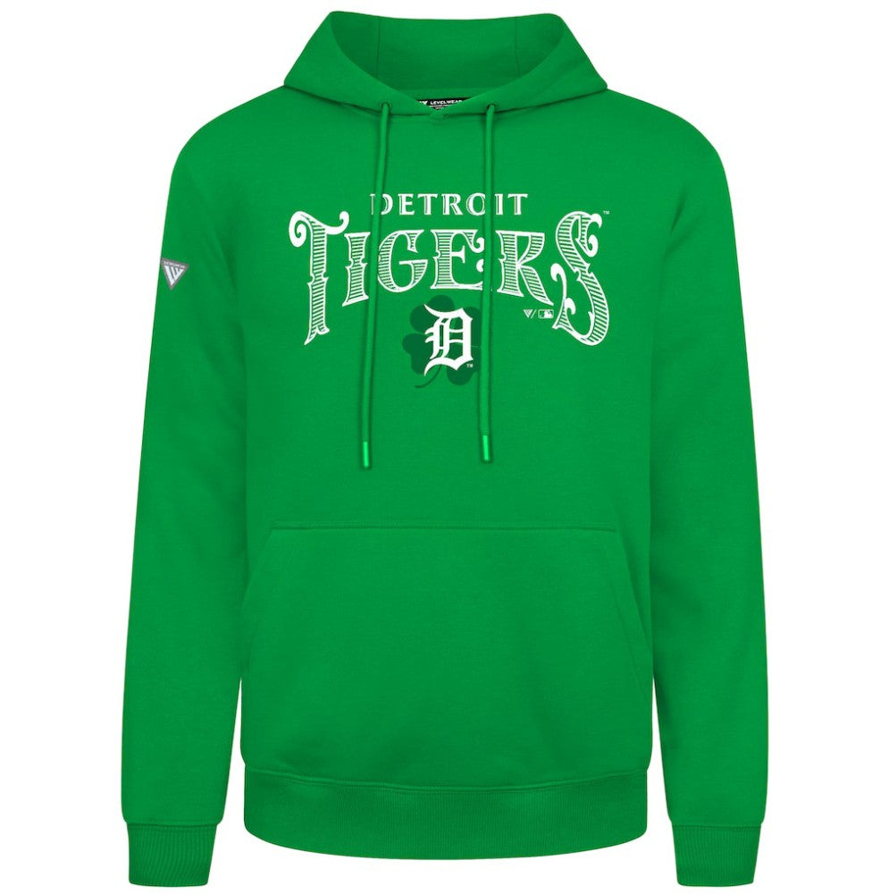 MLB Detroit Tigers Levelwear St. Patrick's Day Podium Hoodie
