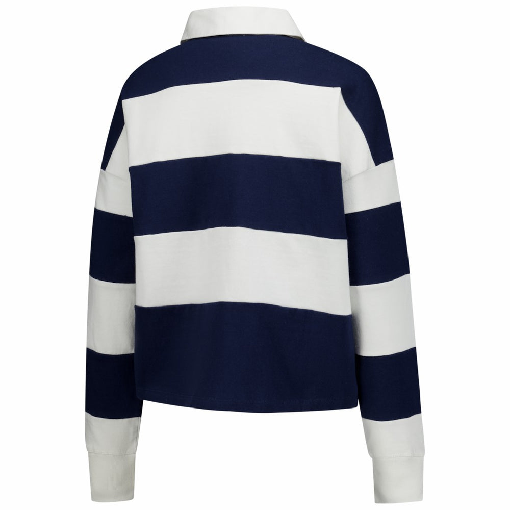 '47 Women's Clubhouse Hall Raven Rugby Long Sleeve T-Shirt - New England Patriots