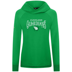 MLB Cleveland Guardians Levelwear Women's St. Patrick's Day Slender Raglan Hoodie