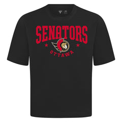 NHL Black Ottawa Senators Levelwear Luxe Signature Knit T-Shirt
