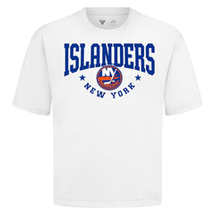 NHL White New York Islanders Levelwear Luxe Signature Knit T-Shirt