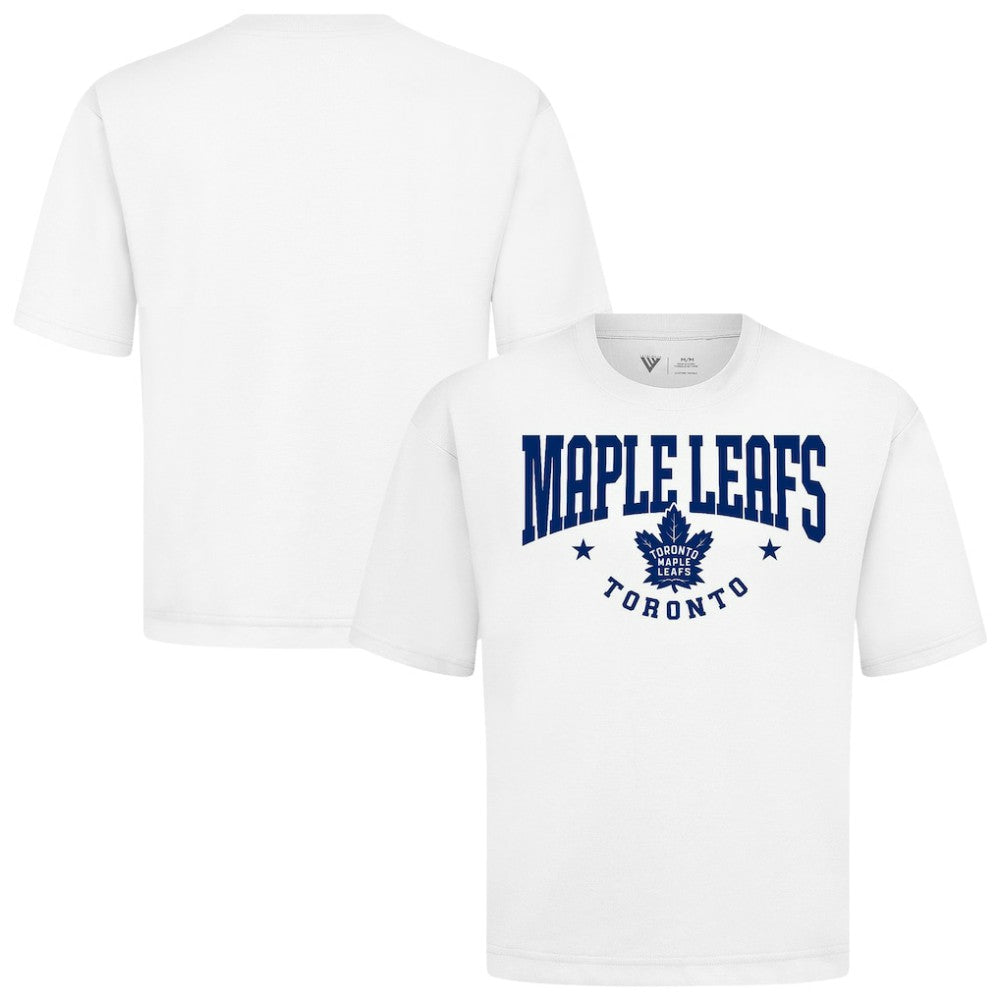 NHL White Toronto Maple Leafs Levelwear Luxe Signature Knit T-Shirt