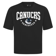NHL Black Vancouver Canucks Levelwear Luxe Signature Knit T-Shirt